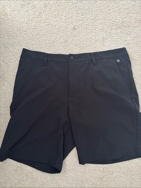 Adidas black golf shorts